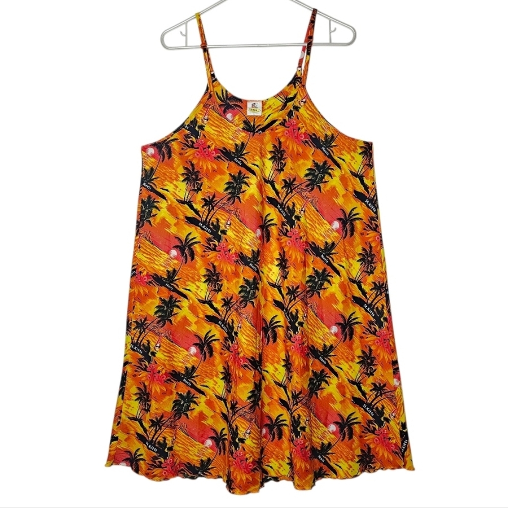 Rima Beach World Tropical Nevis & St. Kitts Beach Dress Sz xl